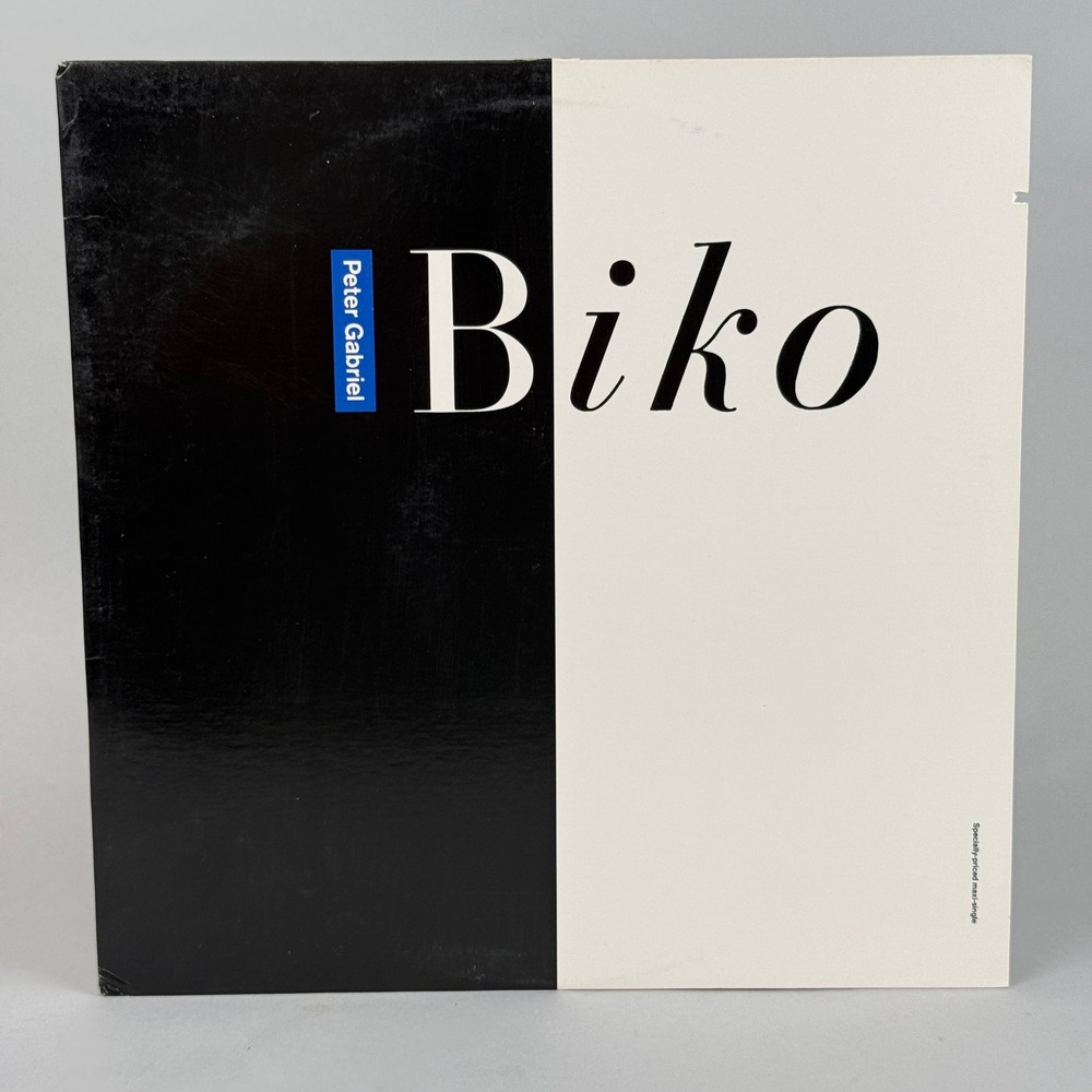 Peter Gabriel Biko Vinyl Record 12" 1987 Geffen Records Maxi-Single - NEAR MINT